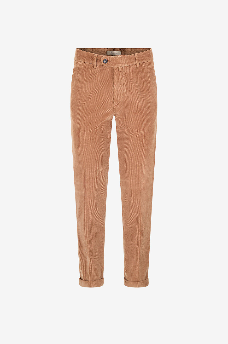 Aeterno Slim straight-leg cotton corduroy trousers
