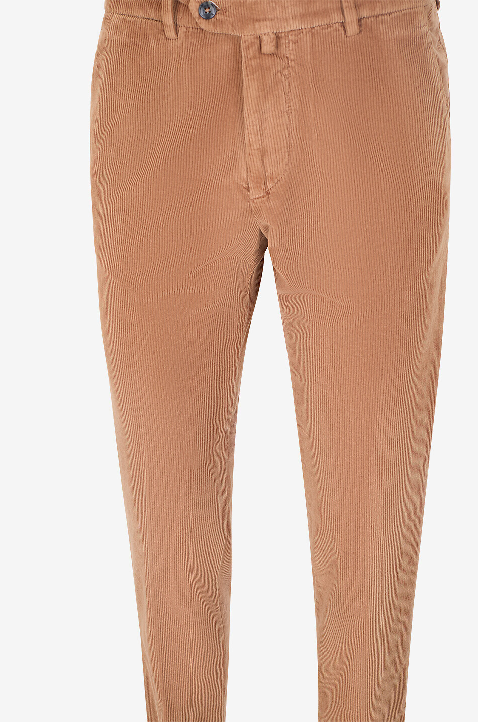 B SETTECENTO Aeterno Slim straight-leg cotton corduroy trousers Men COGNAC 3