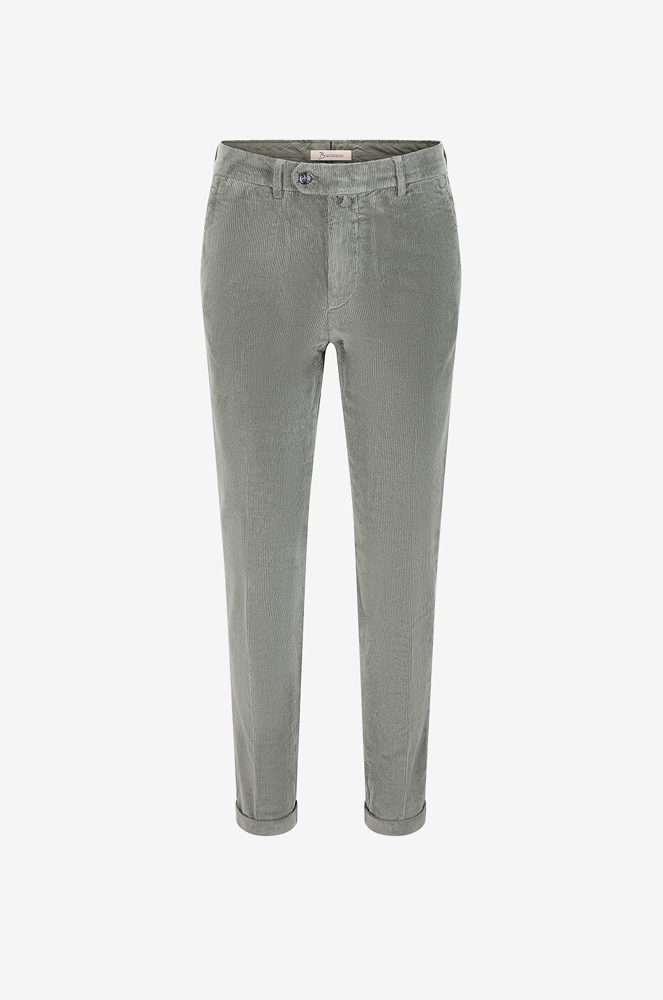 Aeterno Slim straight-leg cotton corduroy trousers