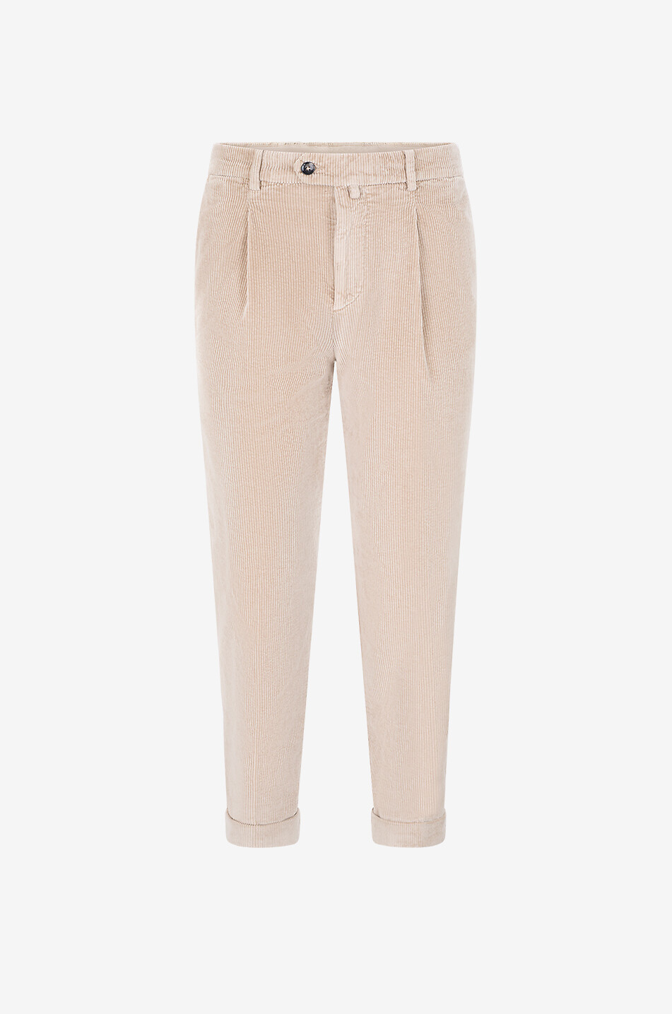Nerio cotton corduroy pleated trousers
