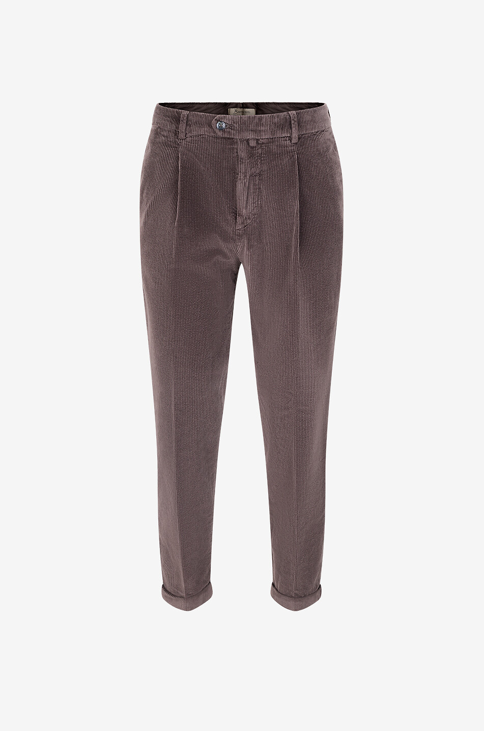 Nerio cotton corduroy pleated trousers