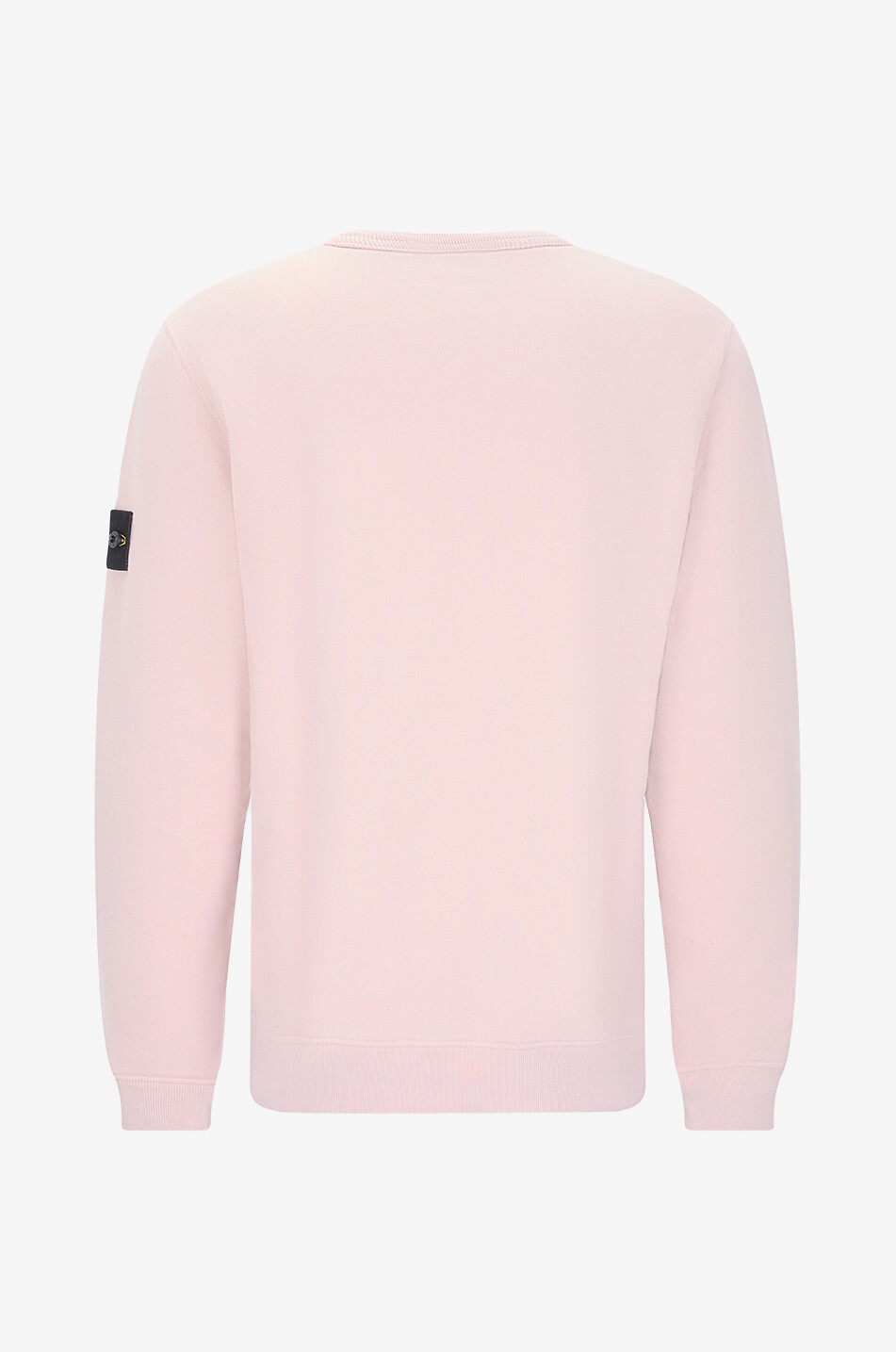STONE ISLAND Sweat-shirt à col rond en molleton de coton 6100049 Homme ROSE 2
