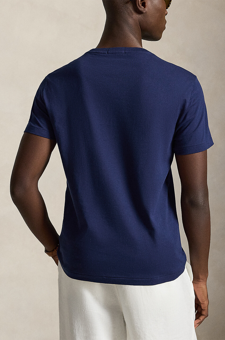 POLO RALPH LAUREN Sailing Polo Bear Custom Slim Fit short-sleeved printed T-shirt Men DARK BLUE 3