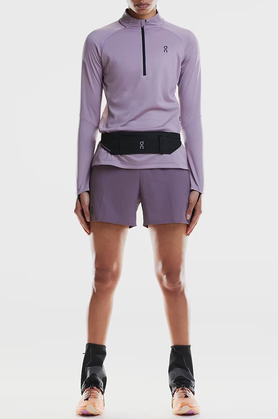 ON Ceinture de running zippée Speed Unisexe NOIR 3