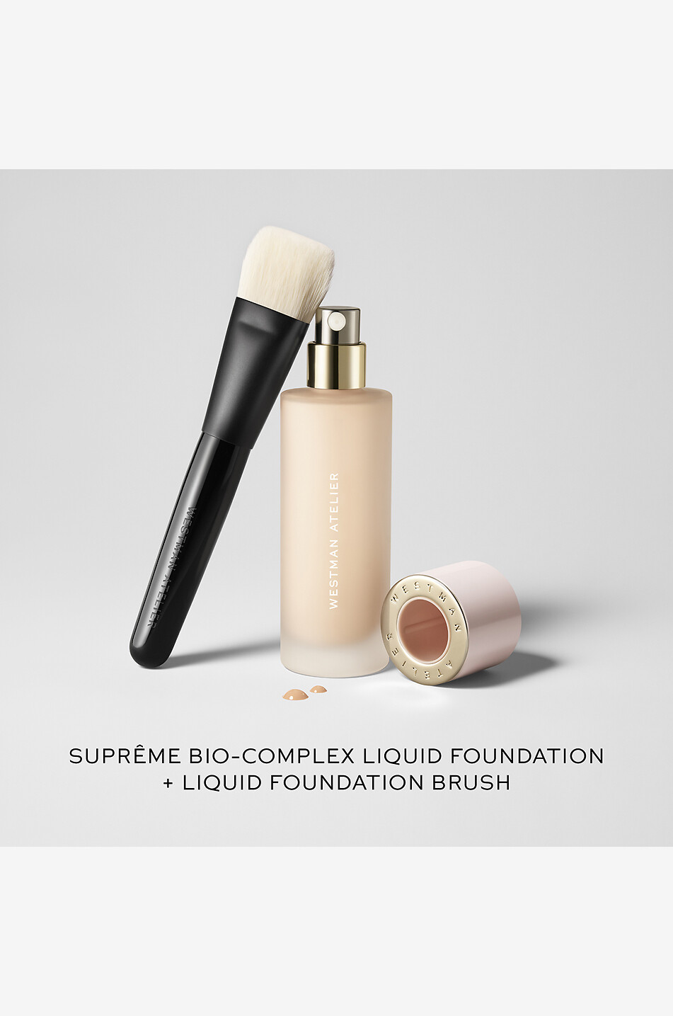 WESTMAN ATELIER Pinceau à fond de teint liquide Liquid Foundation Brush Unisexe Incolore 4