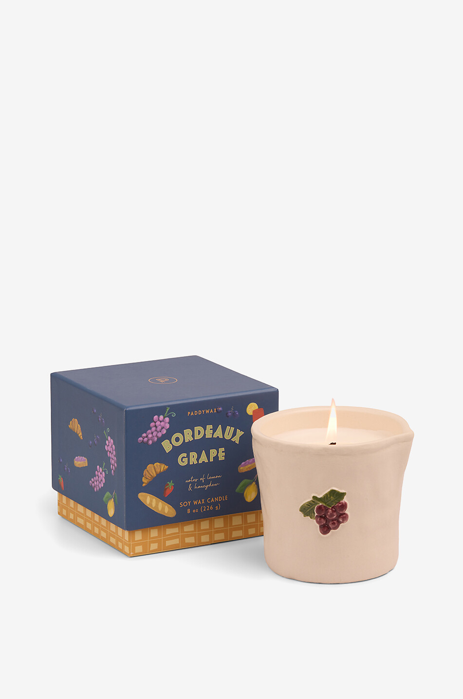 PADDYWAX Bistro Bordeaux Grape Lemon & Honeydew scented candle - 226g Home Colourless 2