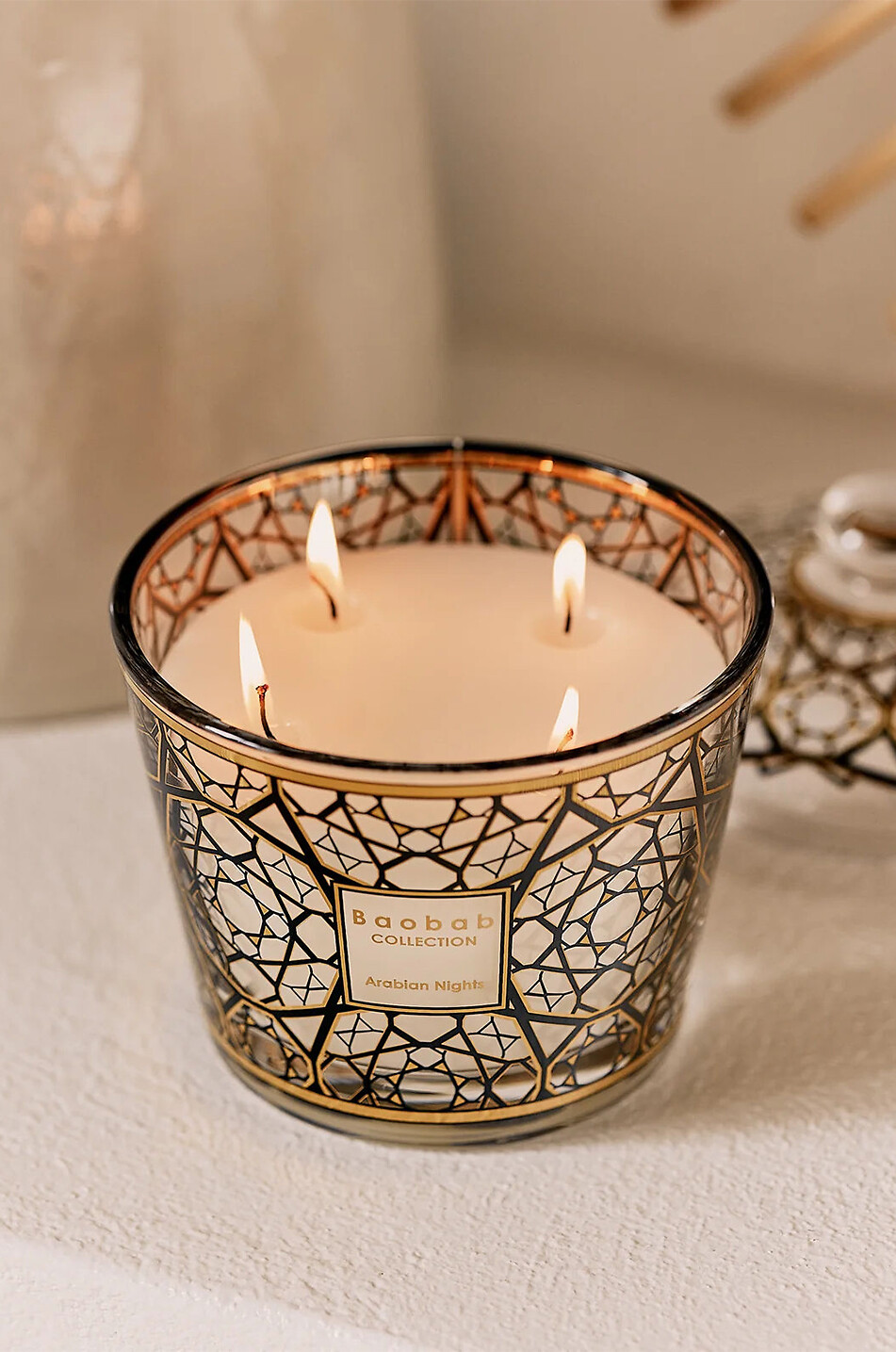 BAOBAB COLLECTION Arabian Nights Dome Max 10 scented candle and lid gift box Home Colourless 3