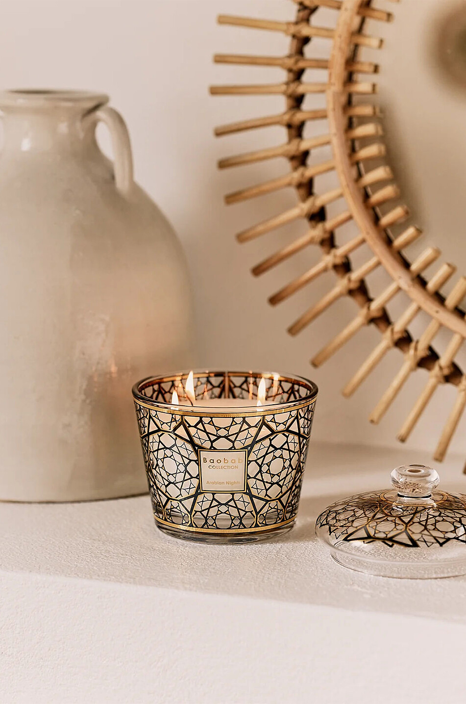 BAOBAB COLLECTION Arabian Nights Dome Max 10 scented candle and lid gift box Home Colourless 4