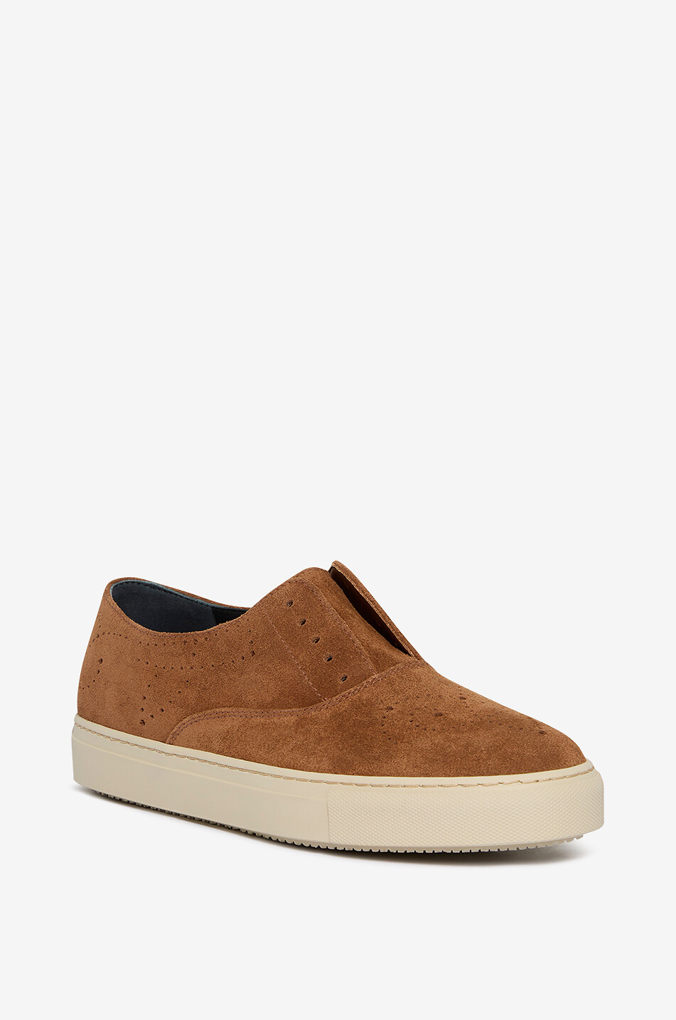 Hobo Sport perforated suede slip-on sneakers