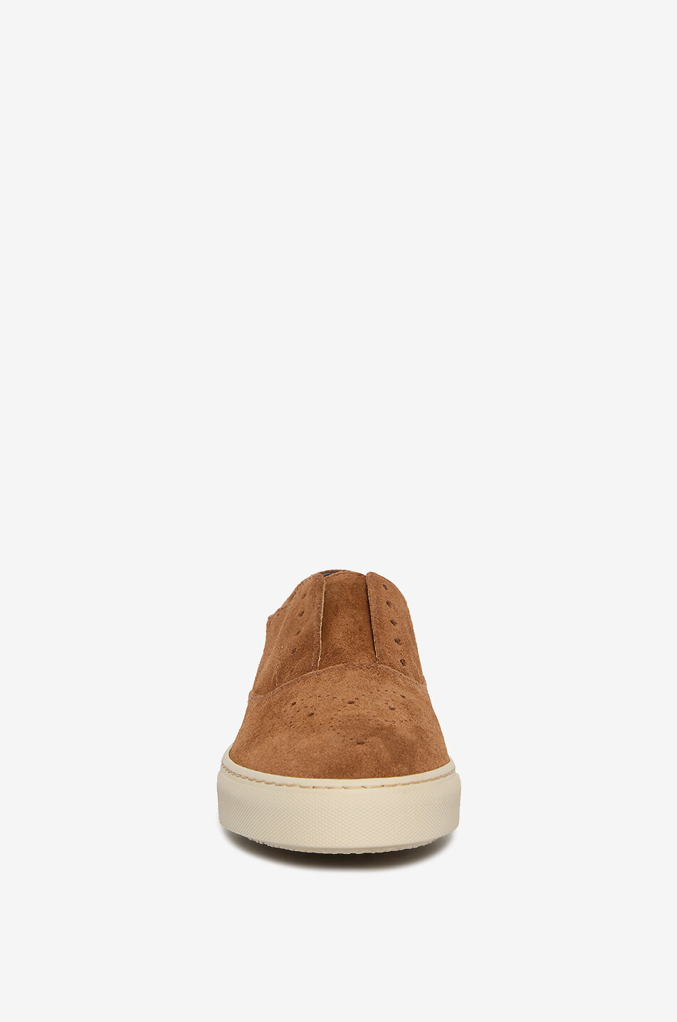 FRATELLI ROSSETTI Hobo Sport perforated suede slip-on sneakers Women LIGHT BROWN 2