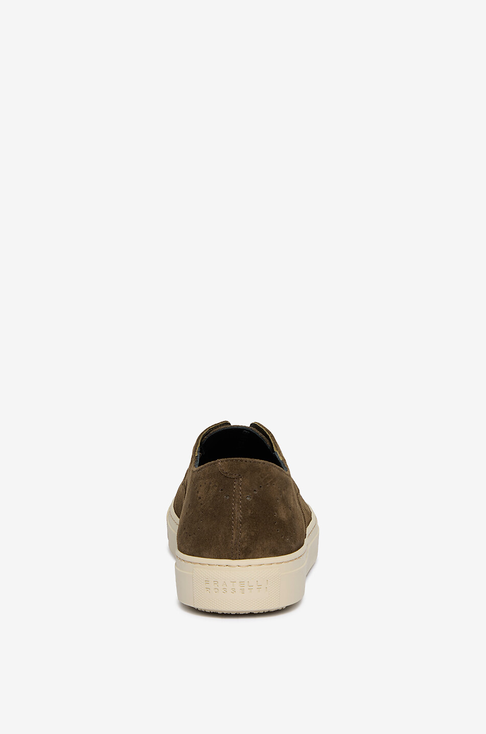 FRATELLI ROSSETTI Baskets slip-on perforées en daim Hobo Sport Femme VERT FONCÉ 4