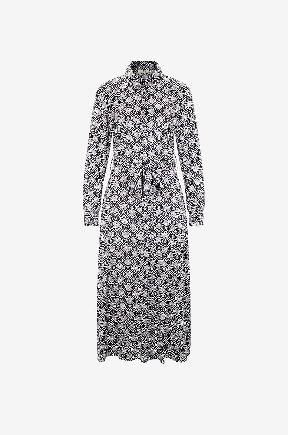 CHARLOTTE SPARRE COPENHAGEN Carmine silk shirt dress Women MULTI COLOURED 2
