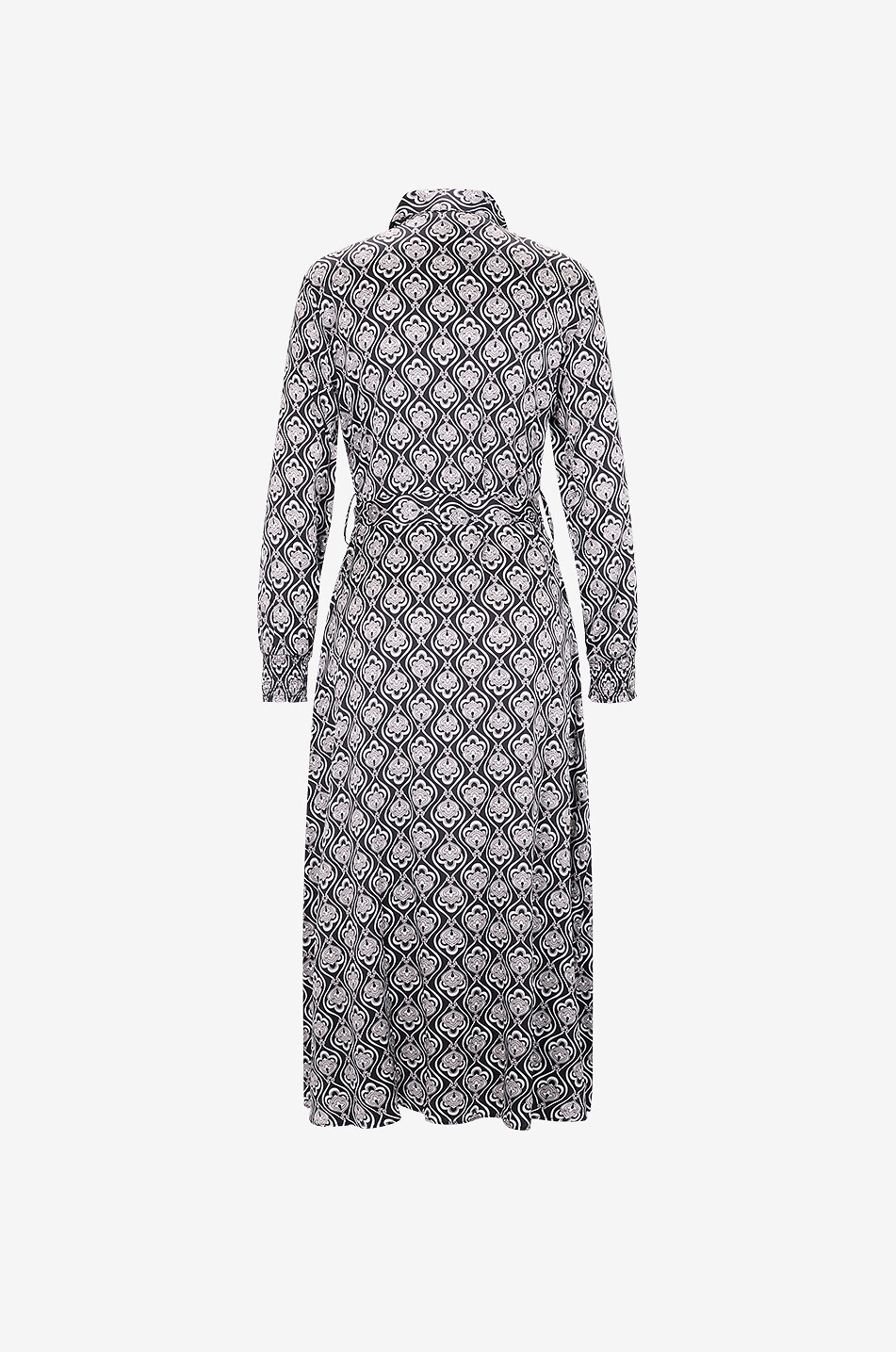 CHARLOTTE SPARRE COPENHAGEN Carmine silk shirt dress Women MULTI COLOURED 4