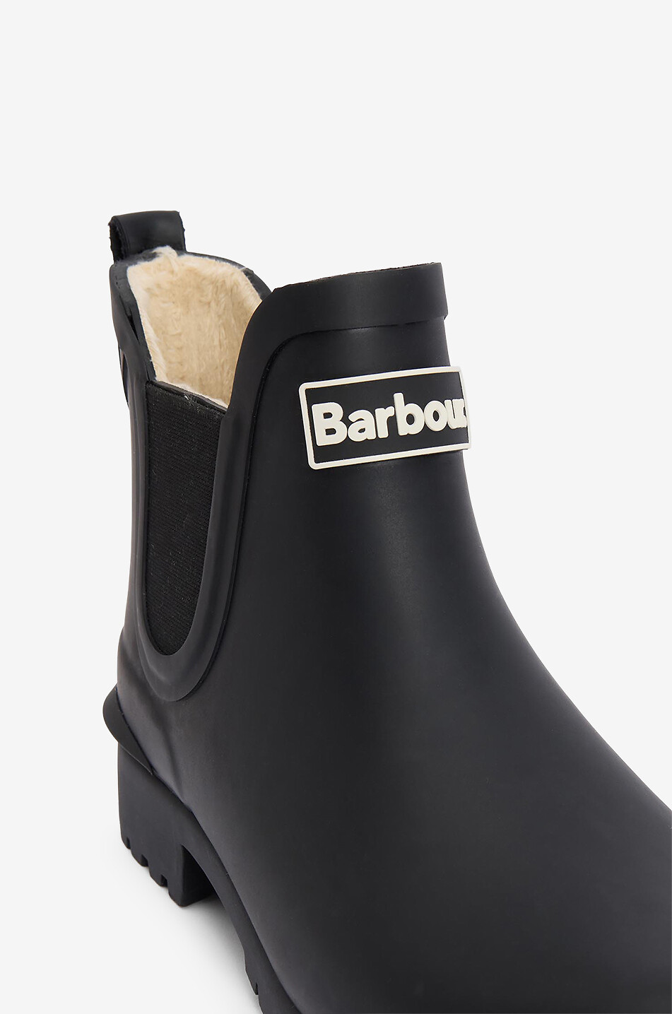 BARBOUR Bottines chelsea en caoutchouc Kirkton Femme NOIR 4