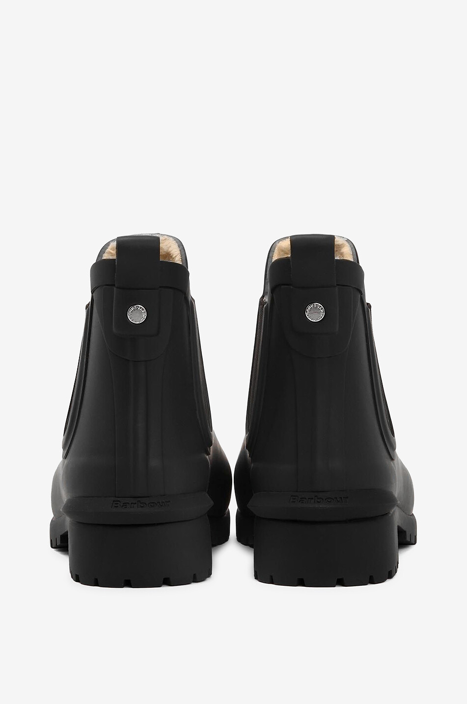 BARBOUR Bottines chelsea en caoutchouc Kirkton Femme NOIR 5