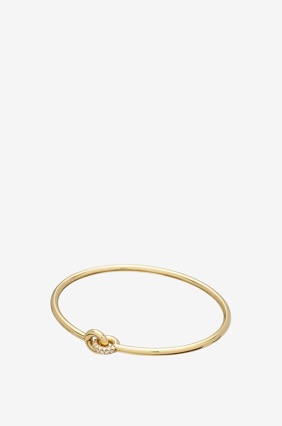 CHARLOTTE CHESNAIS Armreif aus Gelbgold mit Diamanten Twin Pavé Damen GOLDEN 2