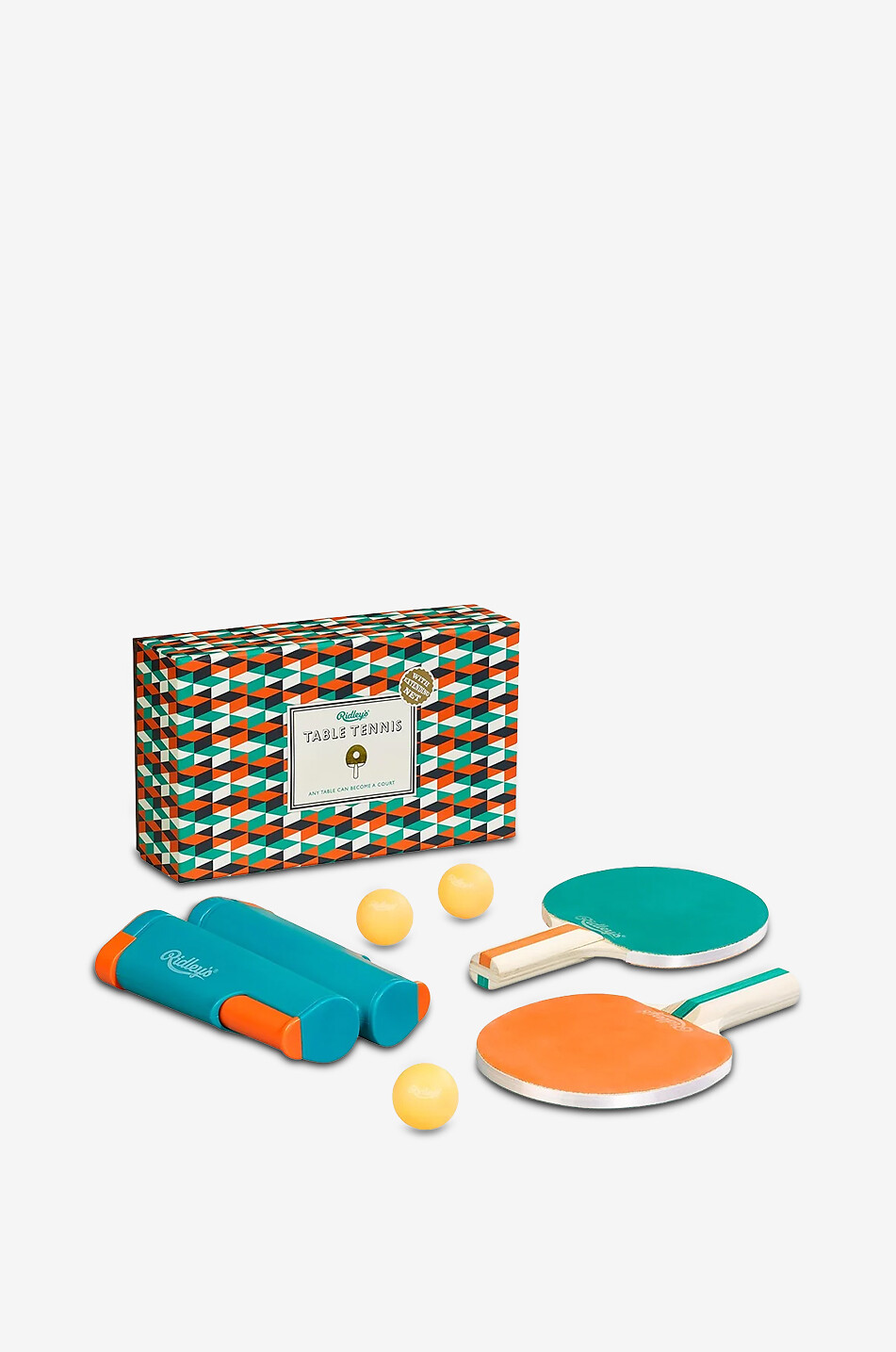 NEW MAGS Lot de ping-pong avec raquettes, filet et balles Maison MULTICOLORE 2