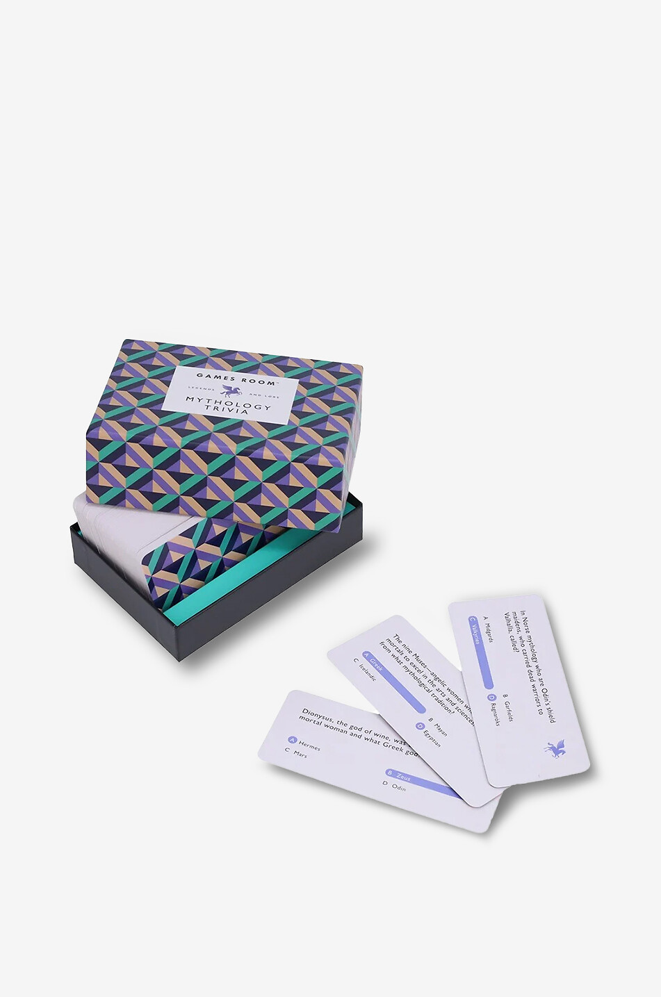 NEW MAGS Jeu de cartes questions-réponses sur la mythologie Mythology Trivia Maison MULTICOLORE 2