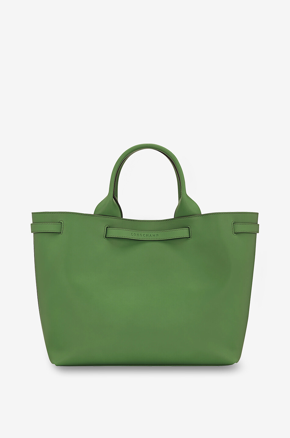 LONGCHAMP Le Smart leather tote bag Women GREEN 3