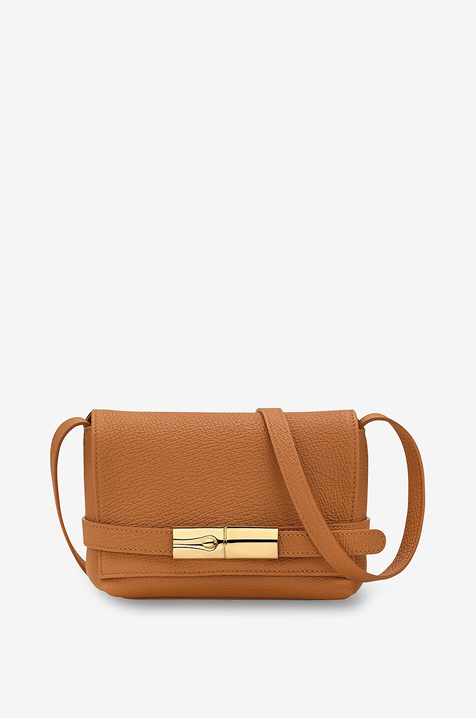 Le Smart S grained leather crossbody bag