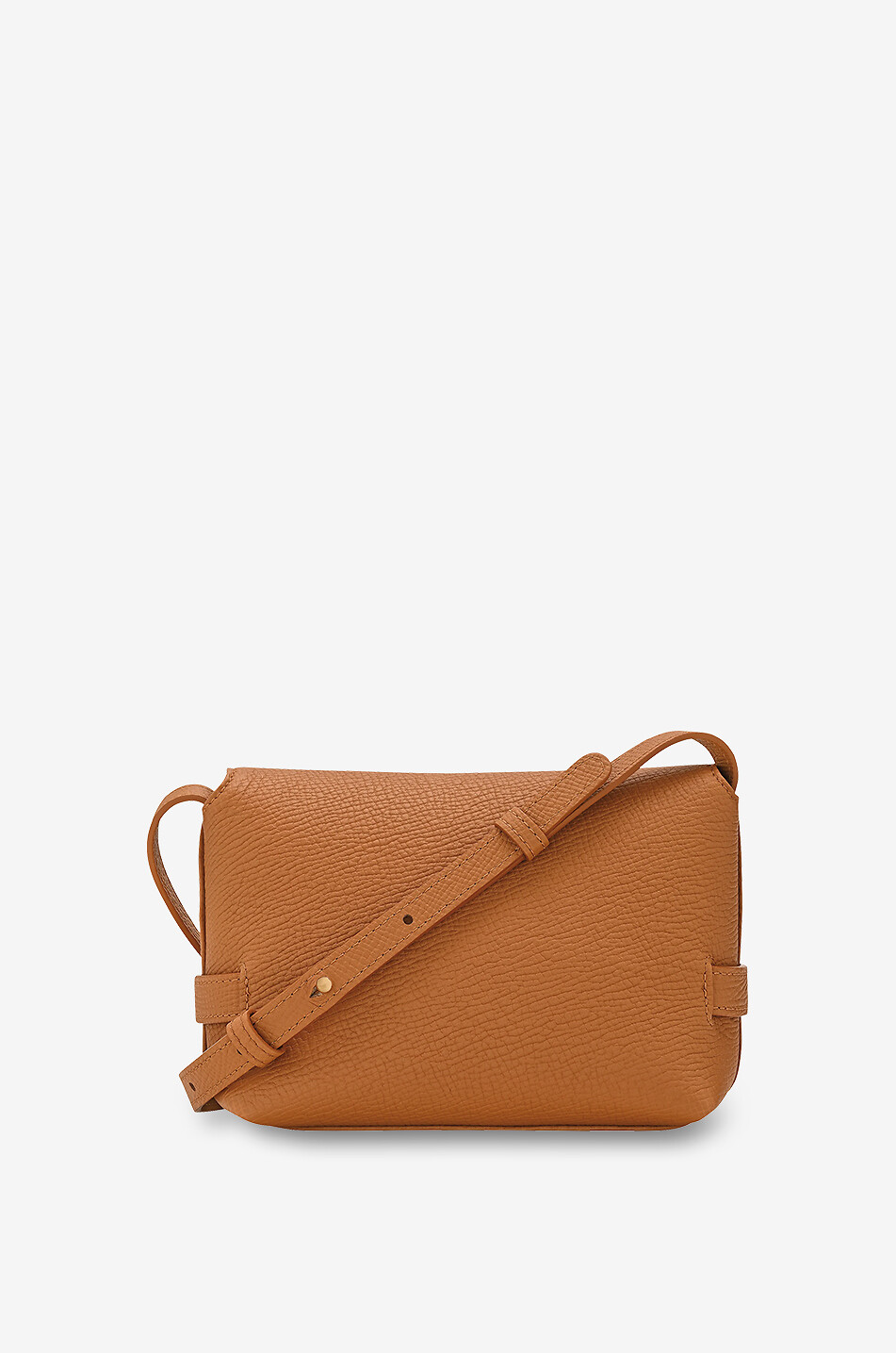 LONGCHAMP Le Smart S grained leather crossbody bag Women CAMEL 5