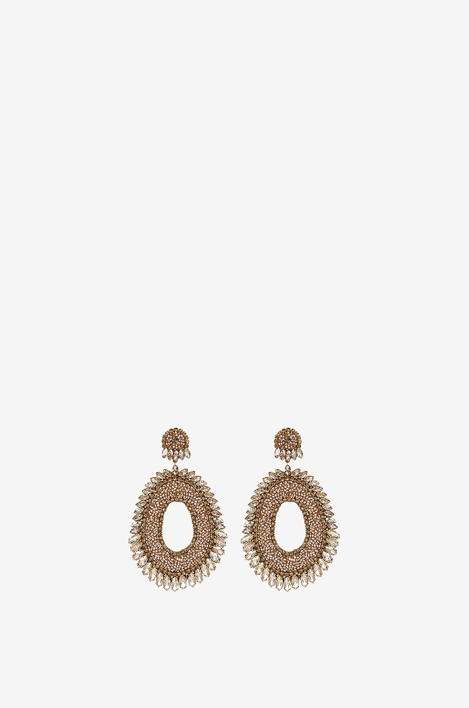 DEEPA GURNANI Boucles d'oreilles en cristaux et perles de verre Kiki Femme DORE 1