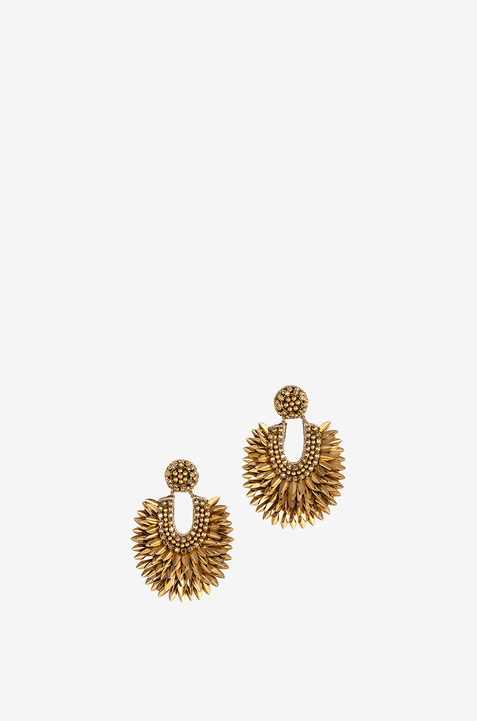 DEEPA GURNANI Boucles d'oreilles ornées de perles Posha Femme DORE 1