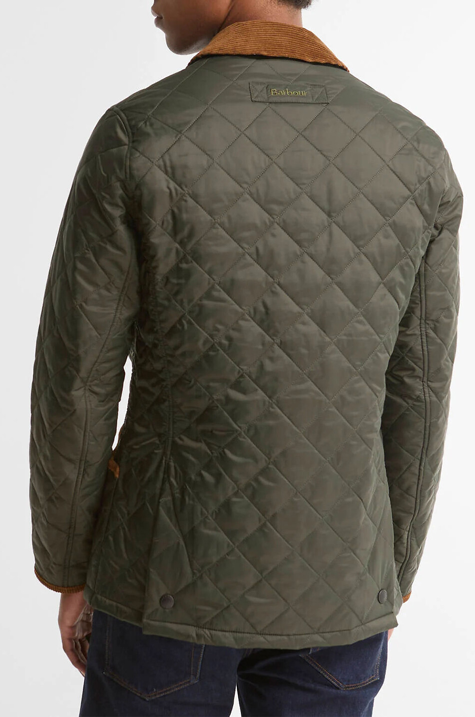 BARBOUR Herit Liddesdale quilted shirt-collar lightweight jacket Men GREEN 3