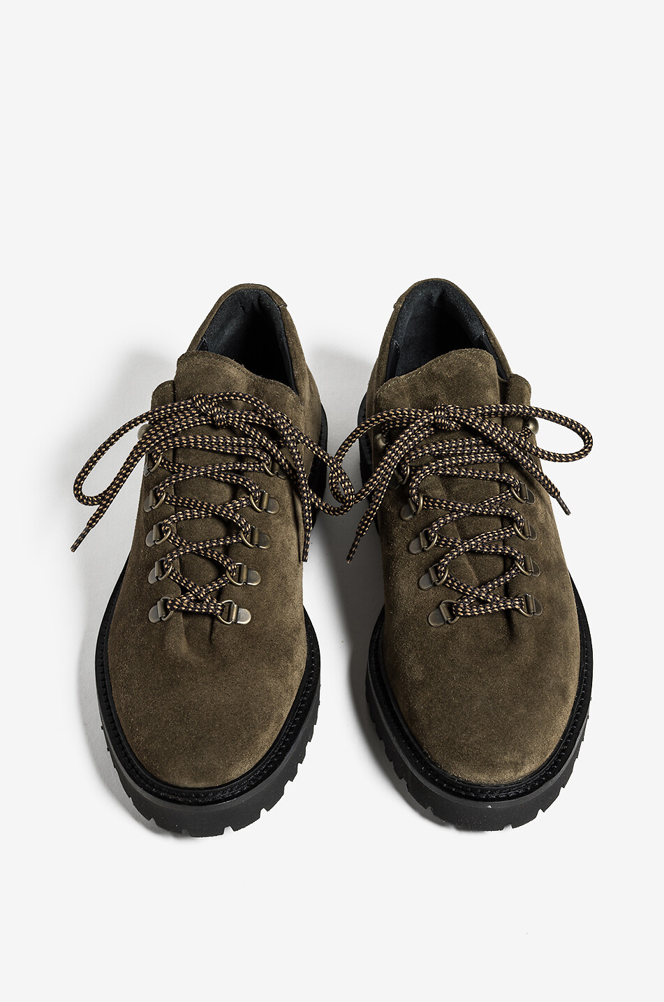 JACQUES SOLOVIERE Chaussures à lacets en cuir de veau grainé Rasmus Lug Homme MARRON FONCÉ 2
