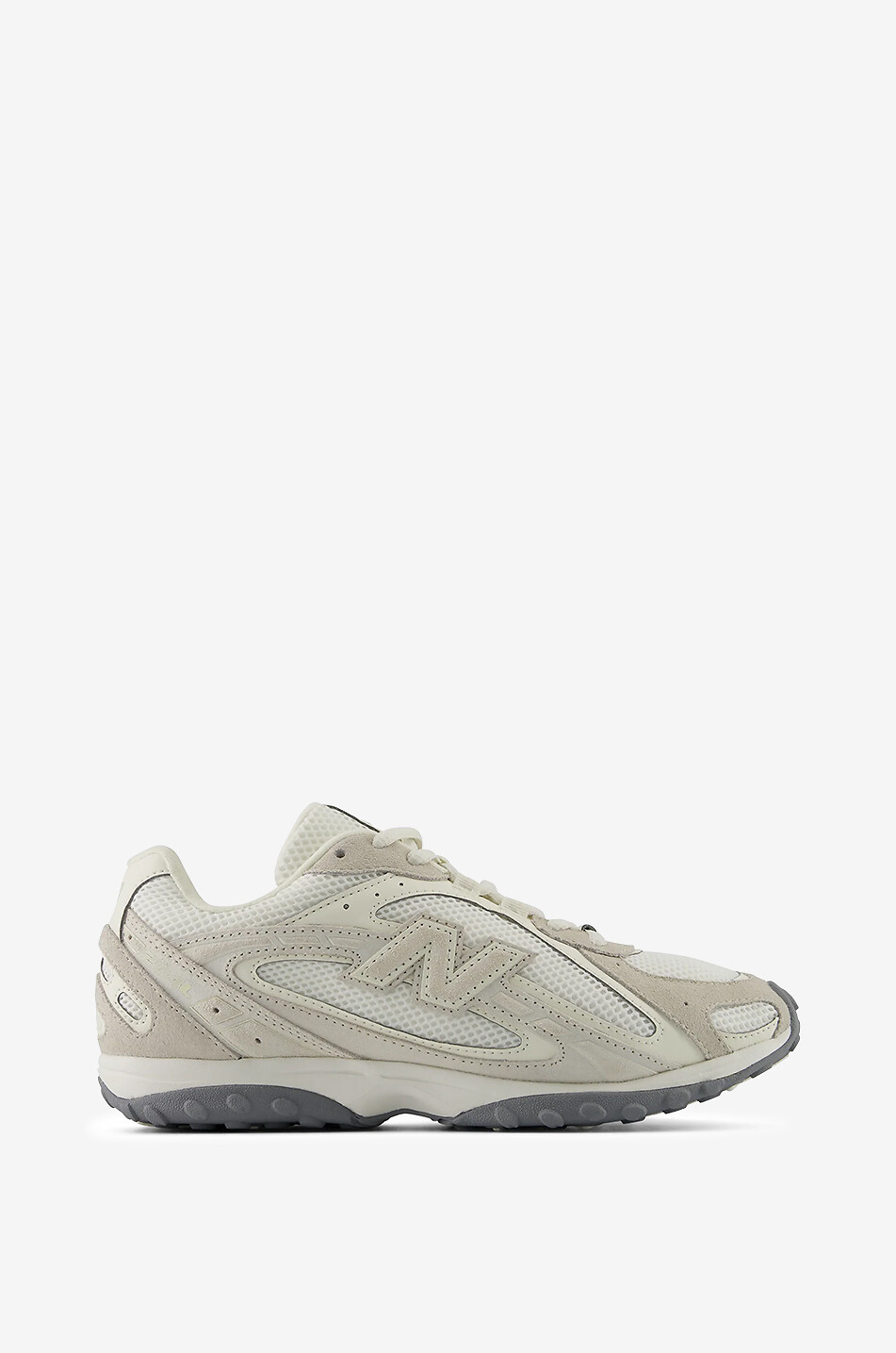 NEW BALANCE 204L suede and mesh low-top sneakers Men EGGSHELL 1