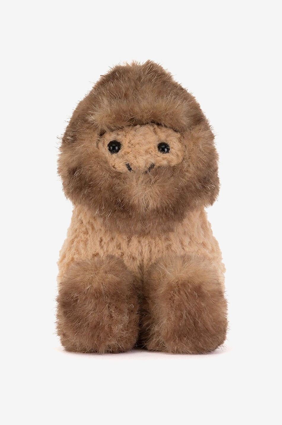 JELLYCAT Yeti-Monster-Kuscheltier für Kinder Amuseables Peanut Yeti  HELLBRAUN 4
