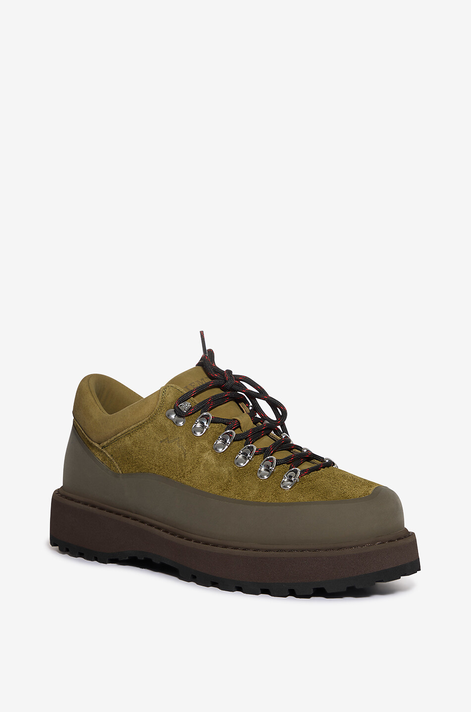 DIEMME Bergschuhe mit Schnürsenkeln aus Veloursleder Cornaro Due Gomma Herren DUNKELGRÜN 1