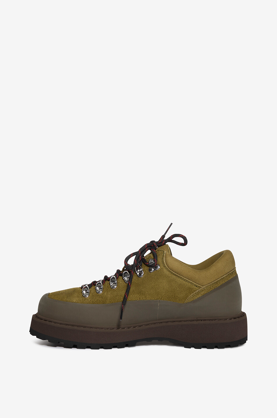 DIEMME Bergschuhe mit Schnürsenkeln aus Veloursleder Cornaro Due Gomma Herren DUNKELGRÜN 3