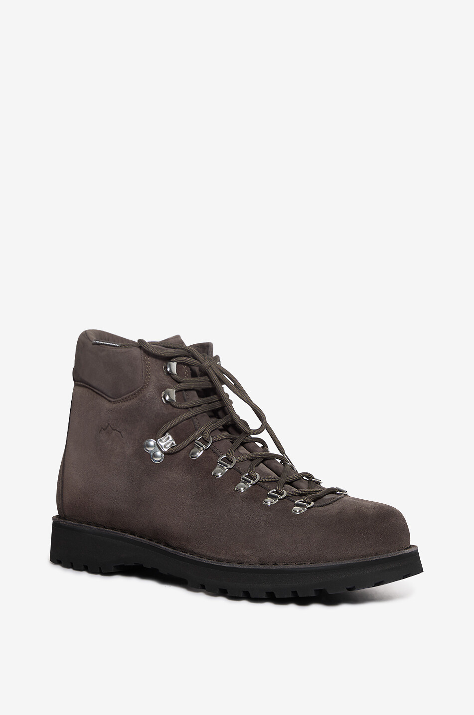 DIEMME Roccia Vet suede lace-up après-ski boots Men DARK BROWN 1