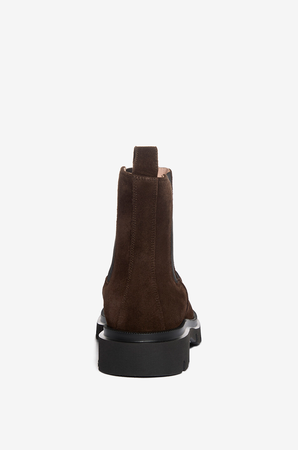 FABIANA FILIPPI Flache Stiefeletten aus Wildleder mit Strasssteinen Damen DUNKELBRAUN 4