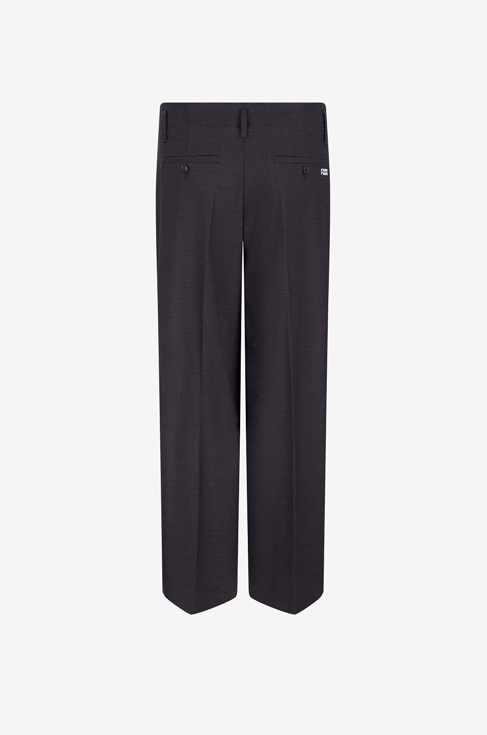 CAMBIO Addison wide-leg blended virgin wool trousers Women BROWN 2