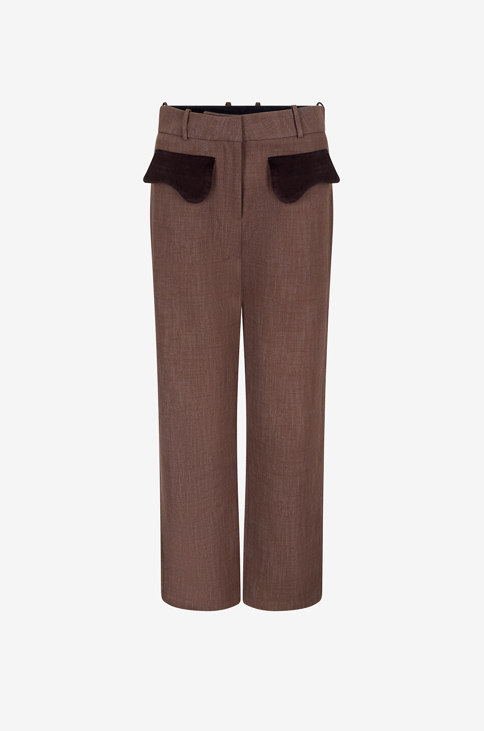 Tina Stretch Bico straight-leg blended viscose trousers