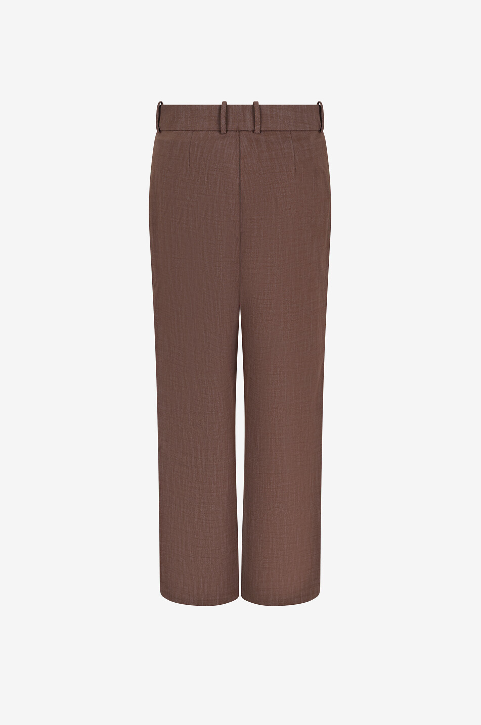DESTREE Tina Stretch Bico straight-leg blended viscose trousers Women BROWN 2