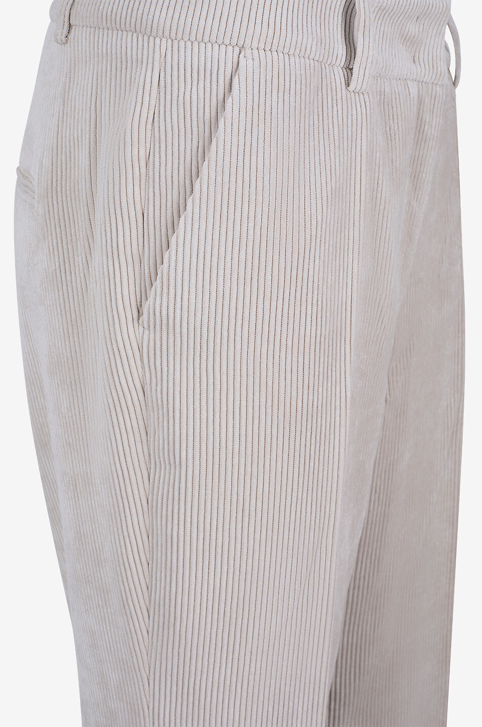 CAMBIO Hose mit weitem Bein aus Cord Amelie Damen HELLGRAU 6