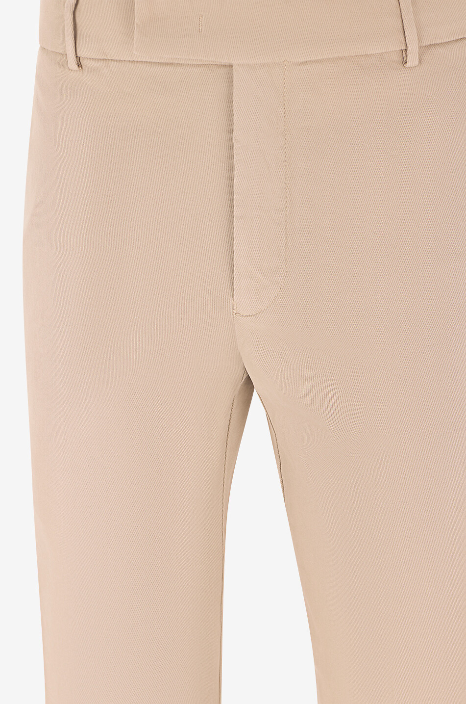 BONGENIE Straight-leg cigarette trousers in blended cotton Men [akeneo-beigefonce] 3