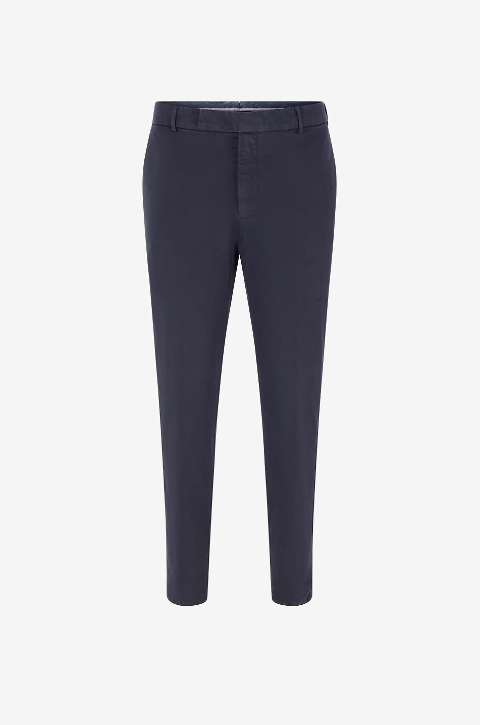 BONGENIE Straight-leg cigarette trousers in blended cotton Men DARK BLUE 1