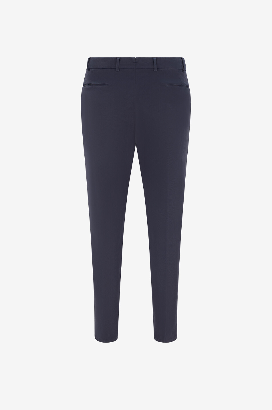 BONGENIE Straight-leg cigarette trousers in blended cotton Men DARK BLUE 2