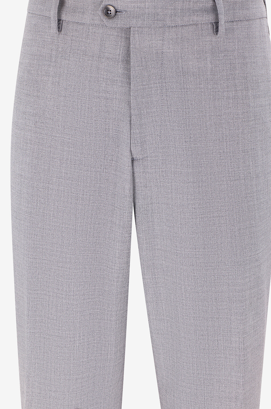 MARCO PESCAROLO Venti straight-leg blended virgin wool trousers Men LIGHT GREY 3