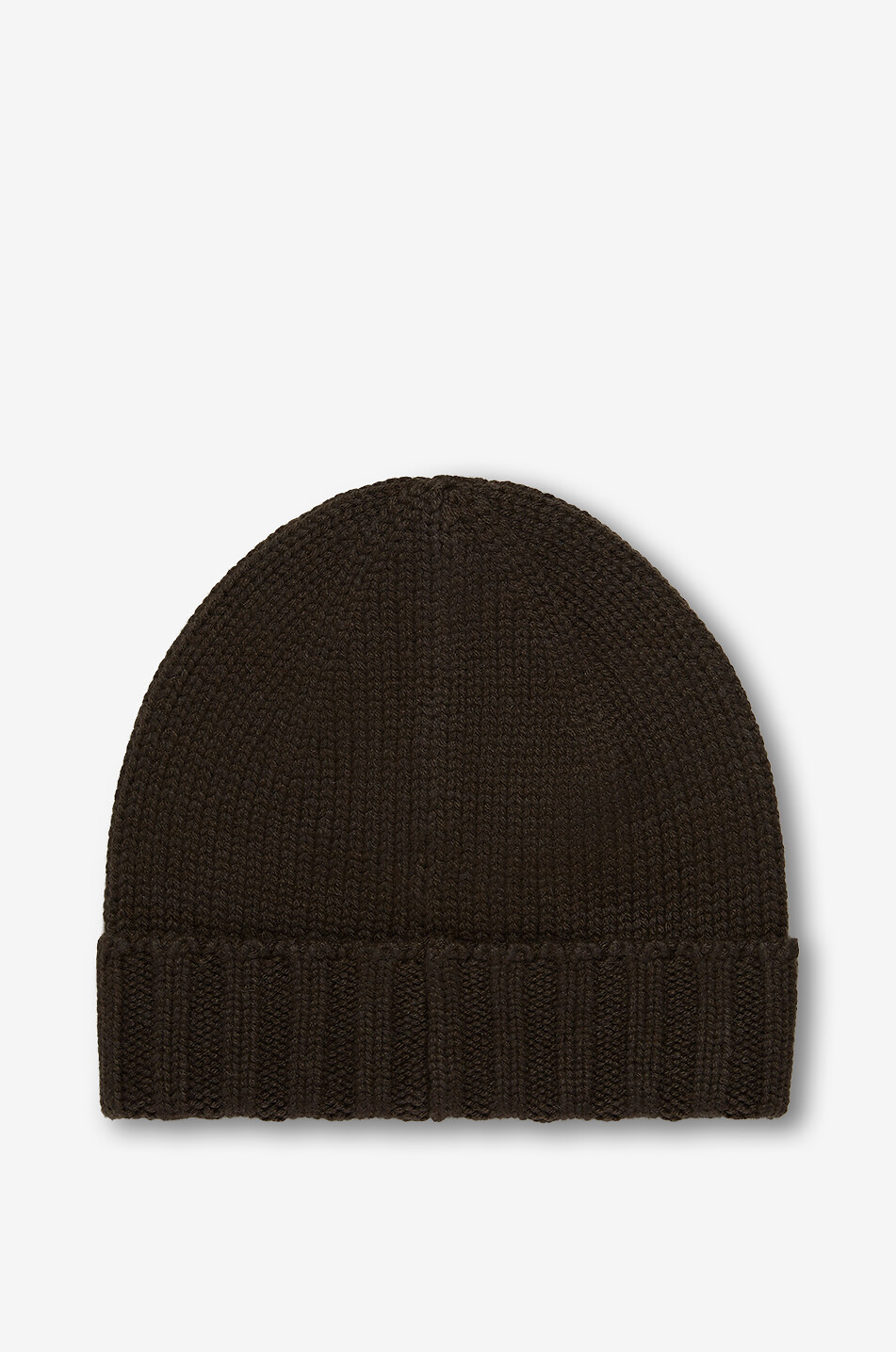 GRAN SASSO Cashmere knit-beanie Men DARK BROWN 2