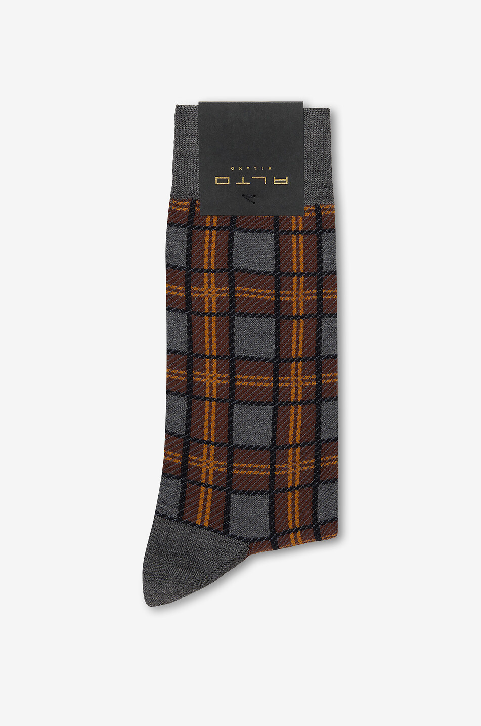 Fjord fancy high wool-blend socks
