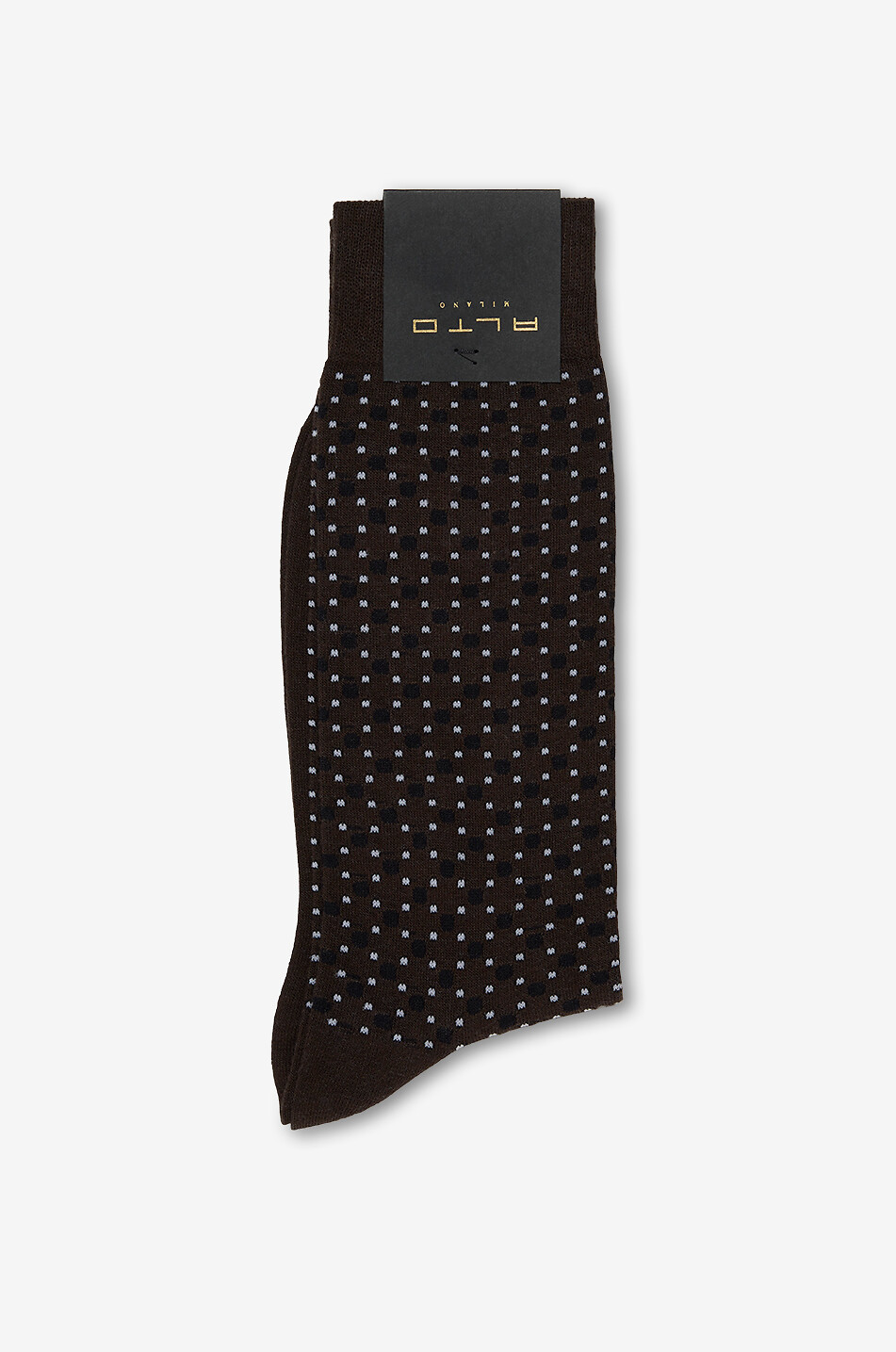 Chaussettes hautes fantaisie en coton et cachemire mélangé Abisso