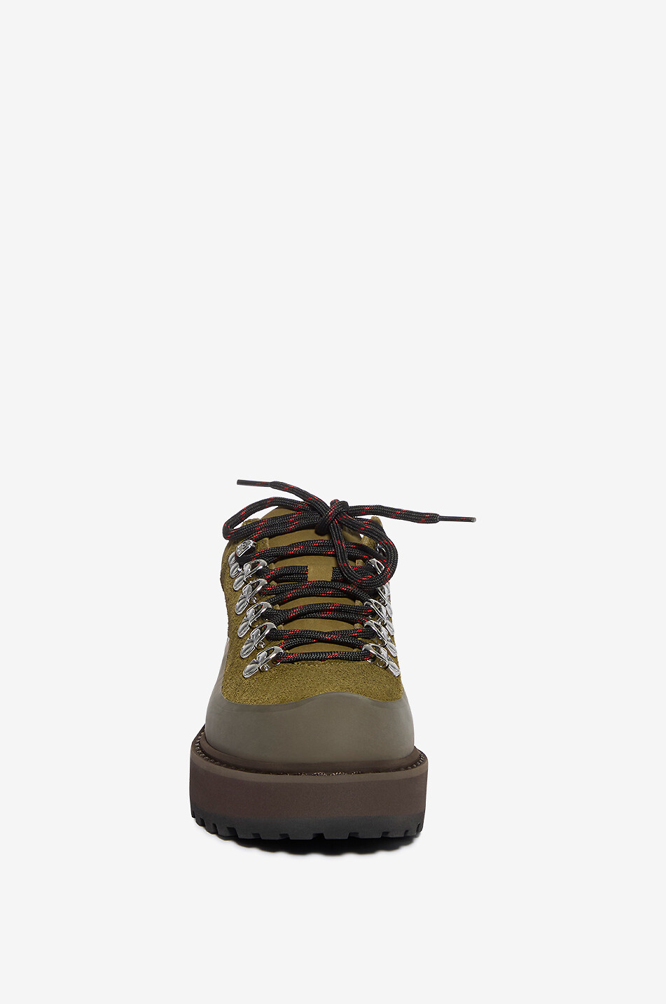 DIEMME Chaussures de montagne à lacets en daim Cornaro Due Gomma Femme VERT FONCÉ 2