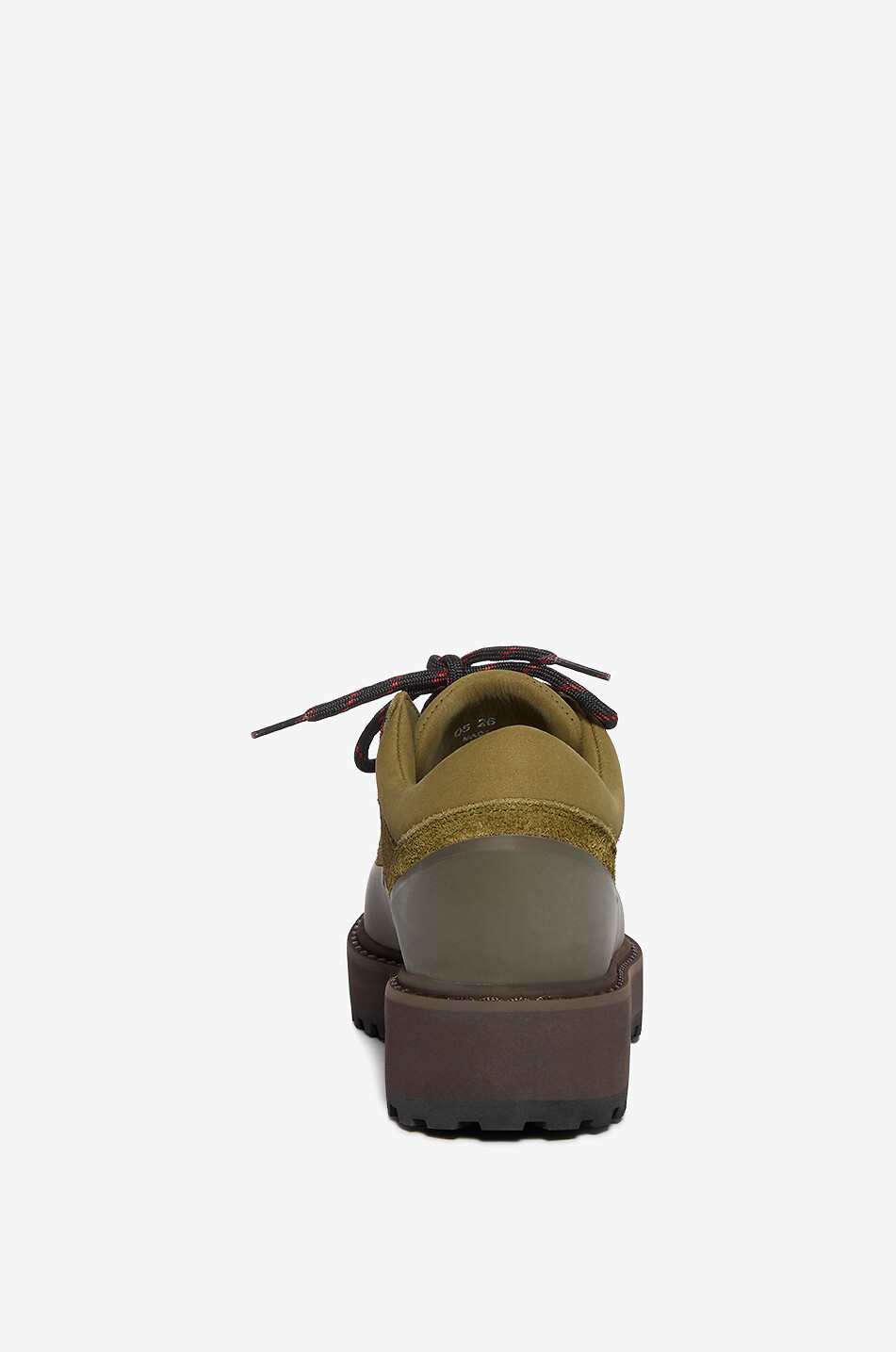 DIEMME Chaussures de montagne à lacets en daim Cornaro Due Gomma Femme VERT FONCÉ 4