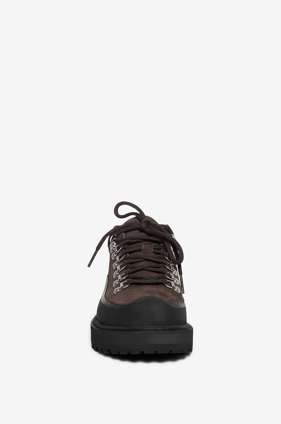 DIEMME Cornaro Gomma nubuck lace-up shoes with notched sole Women DARK BROWN 2