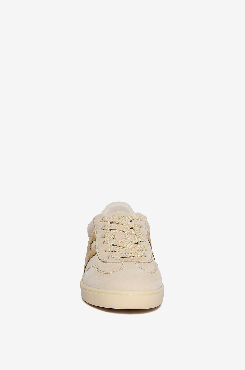 HOGAN Niedrige Schnürsneakers aus Nubukleder Hogan Cool Damen BEIGE 2